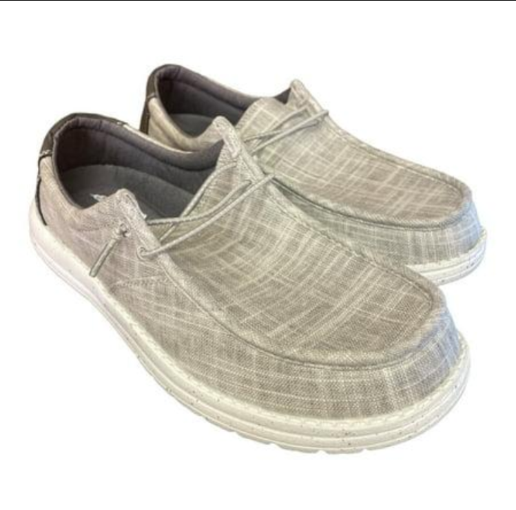 Eddie Bauer Canvas Lace Up Loafer Size 8 - Bellso